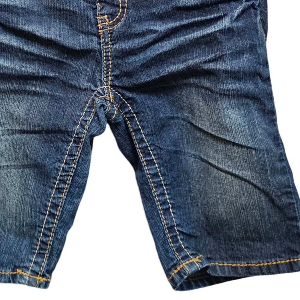 Z. Cavaricci Girls Denim Shorts Size 12 | Dark Wash Jean Bermuda Shorts - Picture 5 of 10